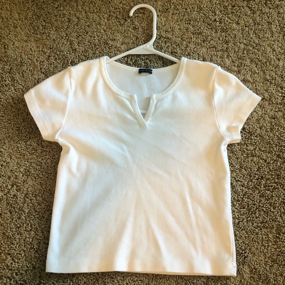 Brandy Melville Notched Ashlyn Top NWOT